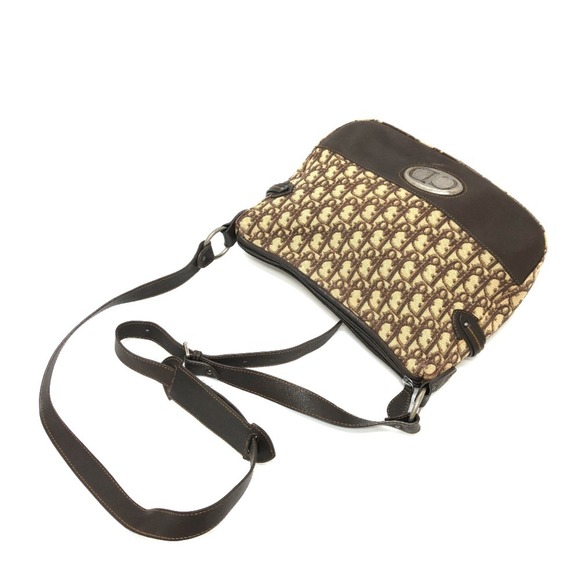 Christian Dior Trotter Shoulder Bag in Canvas/Leather, Brown - Picture 7 of 10